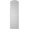 Ekena Millwork Arch Top Surface Mount PVC Gable Vent: Non-Functional, w/2"W x 1-1/2"P Brickmould Frame, 12"W x 38"H GVPAR12X3802SN - alternate 5